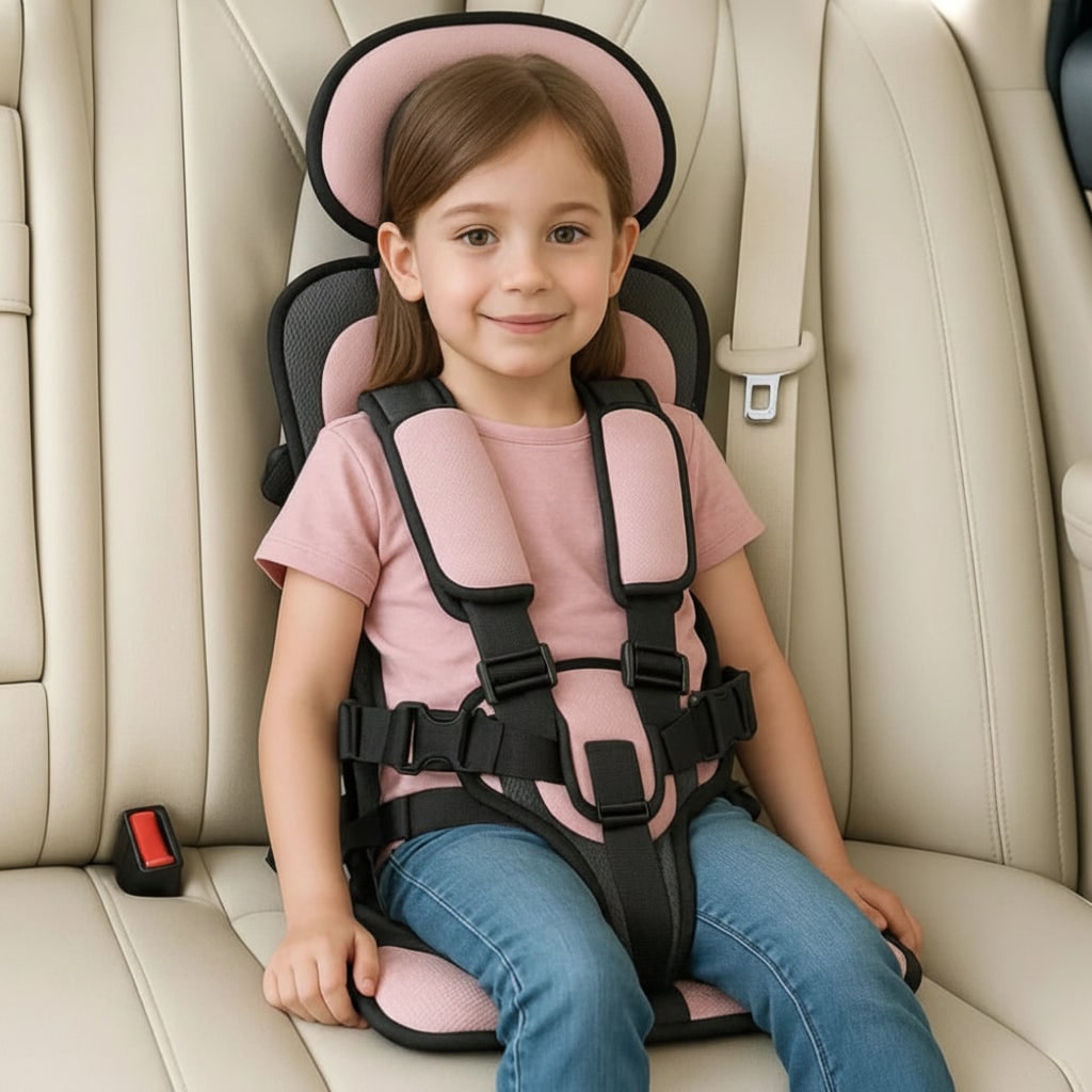 Portable Car Seat Child Safety Lightweight Travel Booster - Image 10