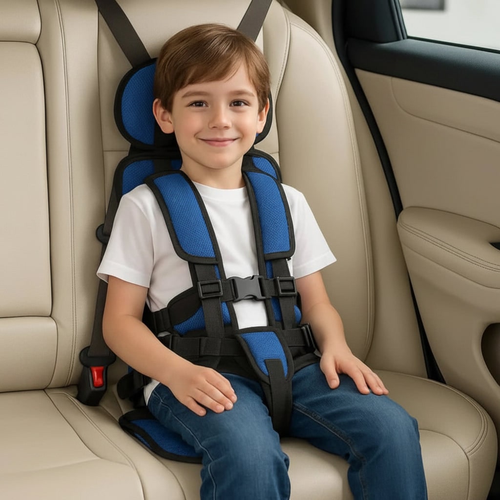 Portable Car Seat Child Safety Lightweight Travel Booster - Image 17