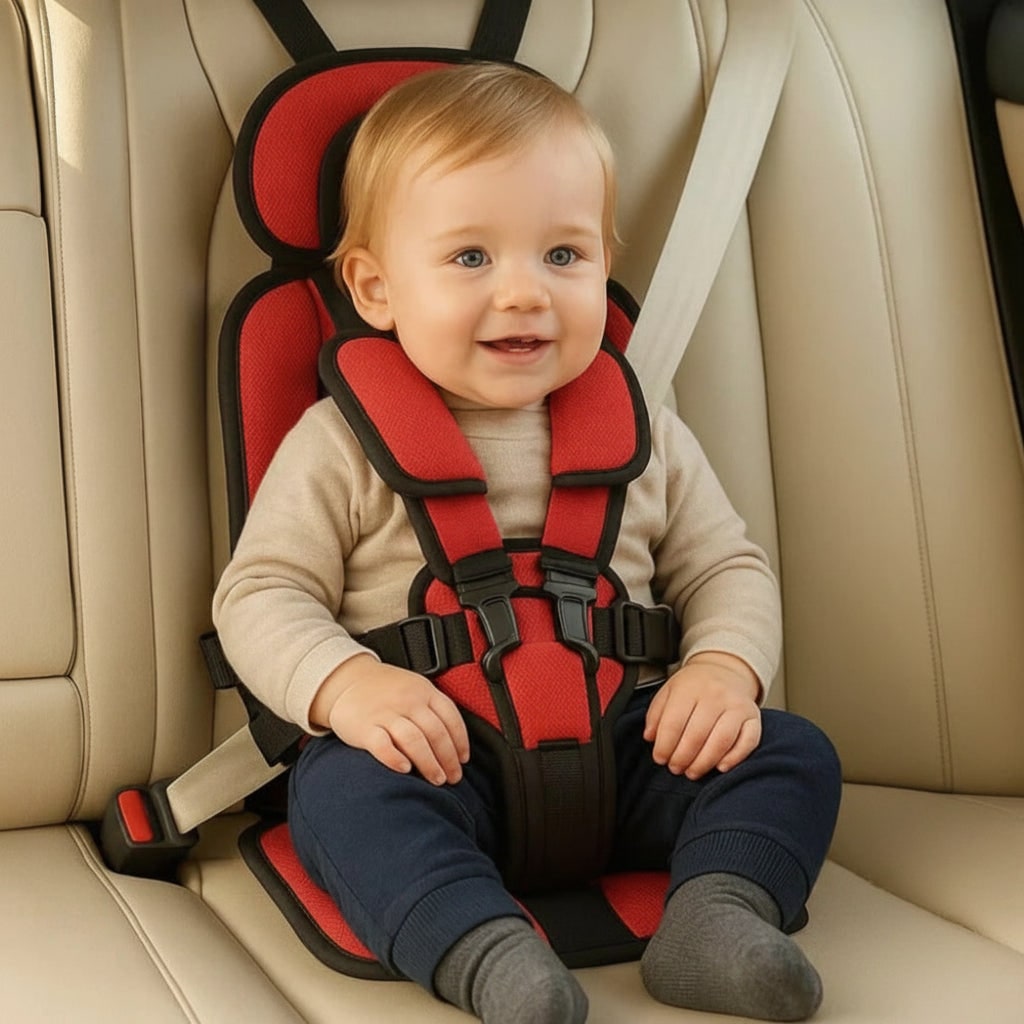 Portable Car Seat Child Safety Lightweight Travel Booster - Image 2