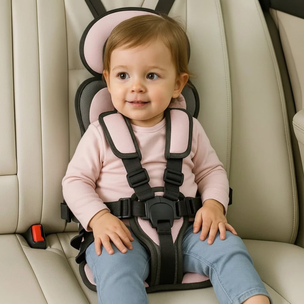 Portable Car Seat Child Safety Lightweight Travel Booster - Image 3