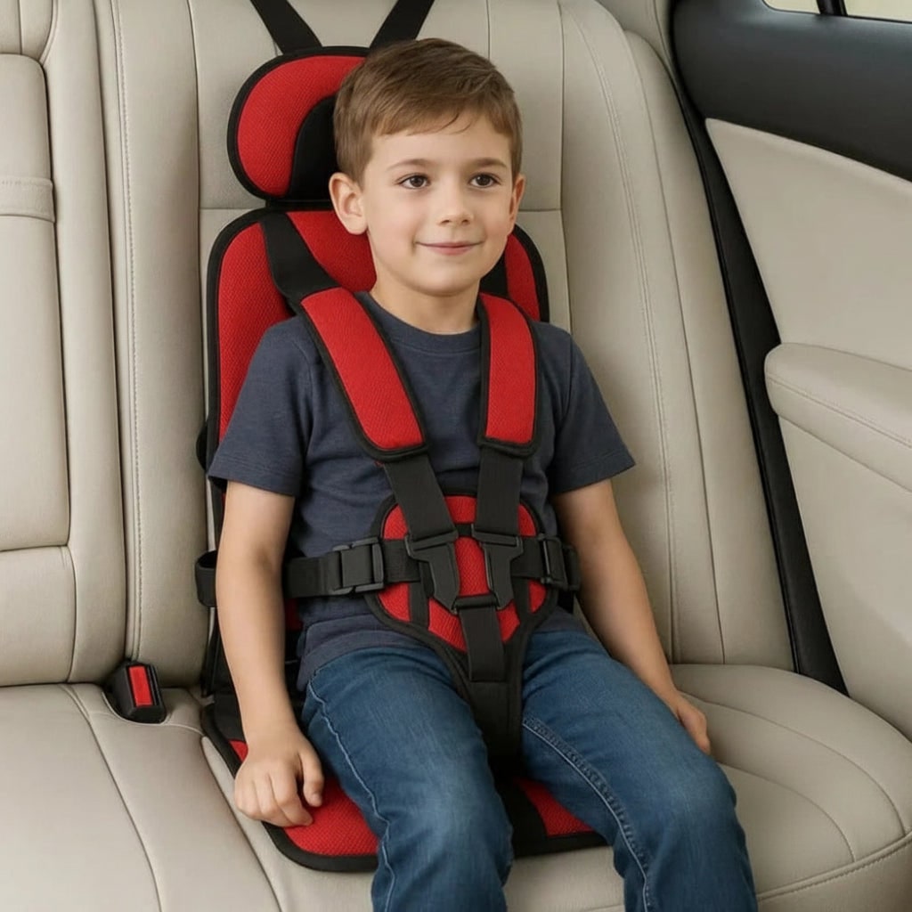 Portable Car Seat Child Safety Lightweight Travel Booster - Image 9