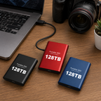 Portable SSD External Solid State Drive USB-C File Storage Backup - Image 1