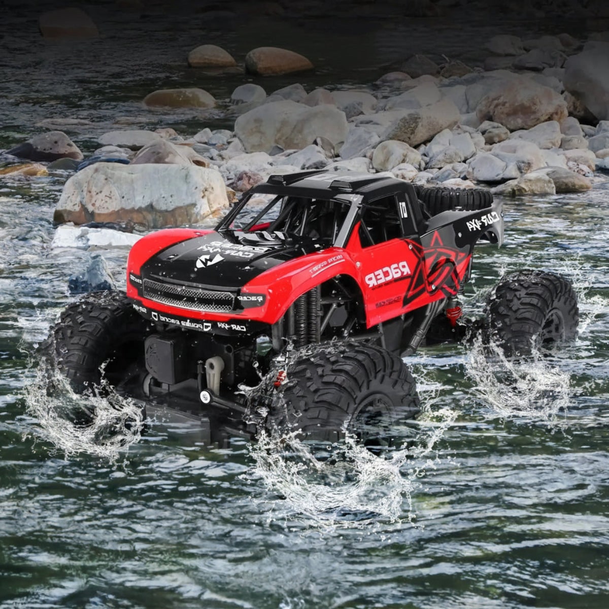 Remote Control Truck Amphibious 4WD All-Terrain Monster Truck - Image 2