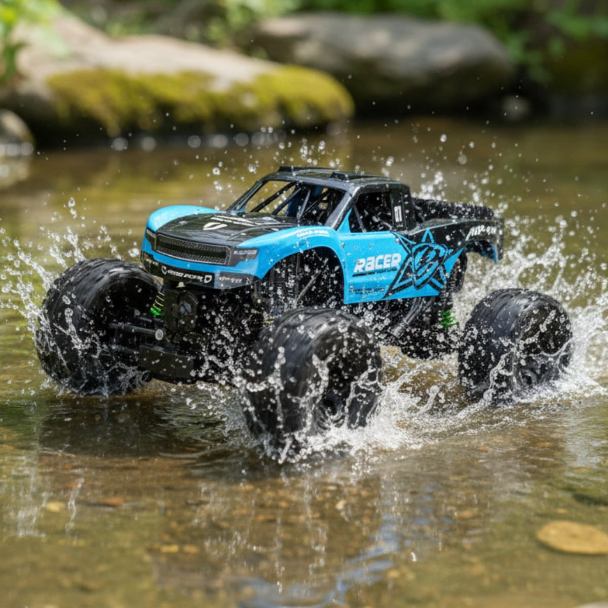 Remote Control Truck Amphibious 4WD All-Terrain Monster Truck - Image 4