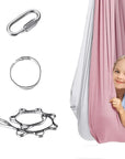 Sensory Swing Indoor Swing Cocoon Hanging Hammock Kids Adults - Image 14