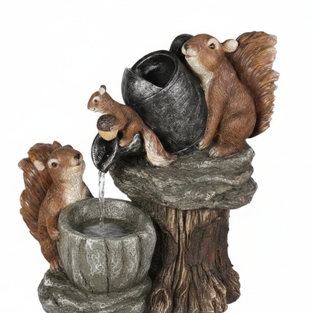 Solar Powered Birdbath Fountain Garden Decor Feature - Image 5