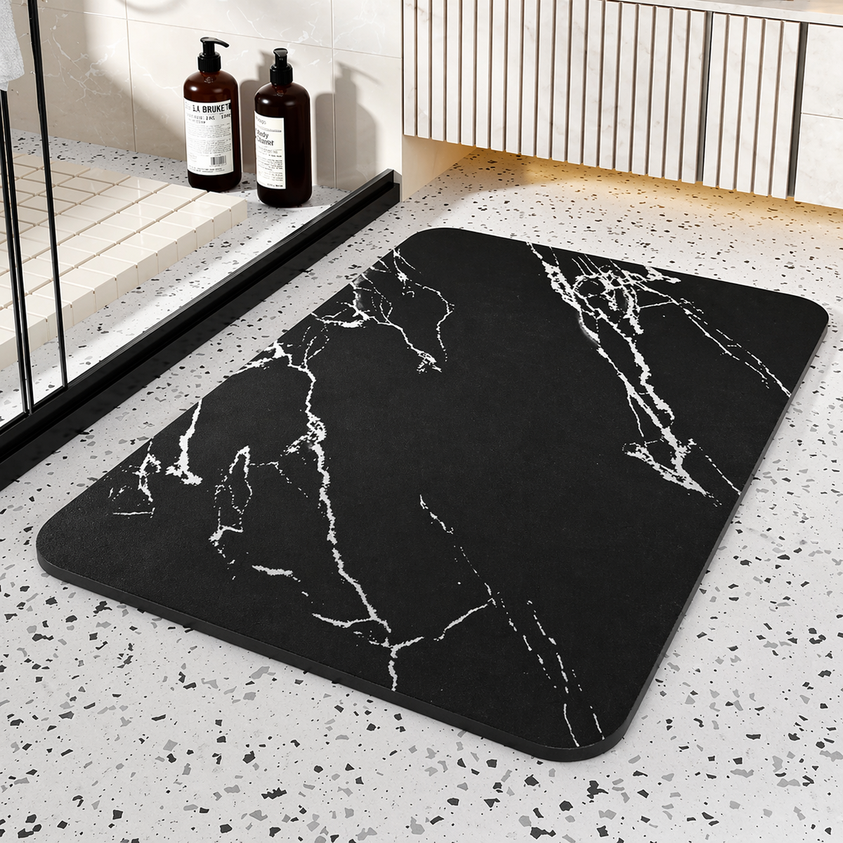 Stone Bathroom Mat Sets Non-Slip Quick Dry Bath Mat - Image 2