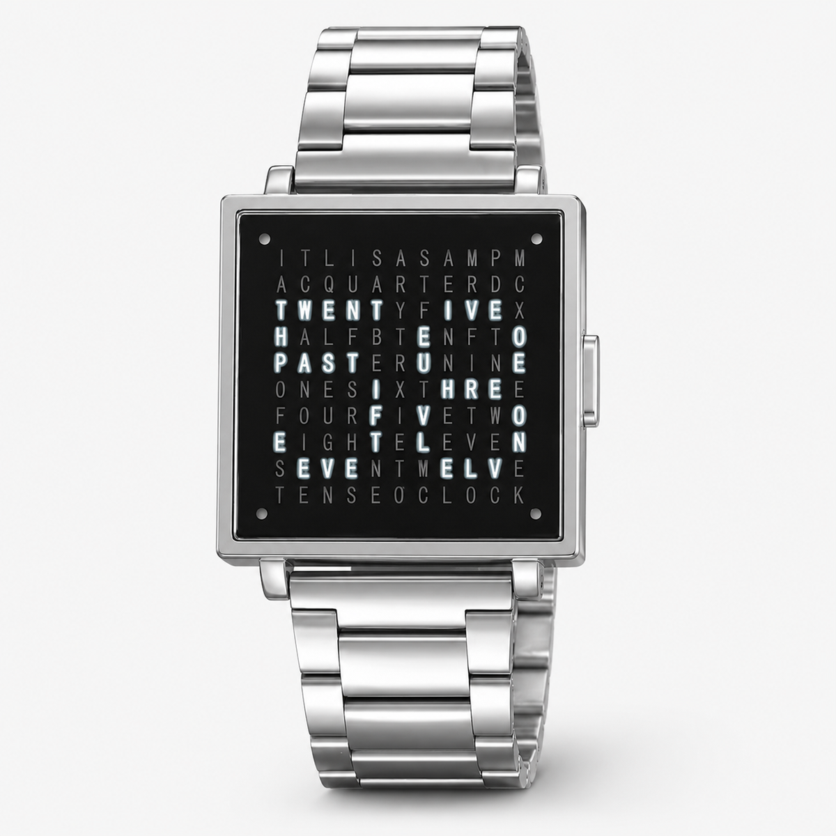 Textual Display Digital Watch Wristwatch Light Up Watch - Image 1