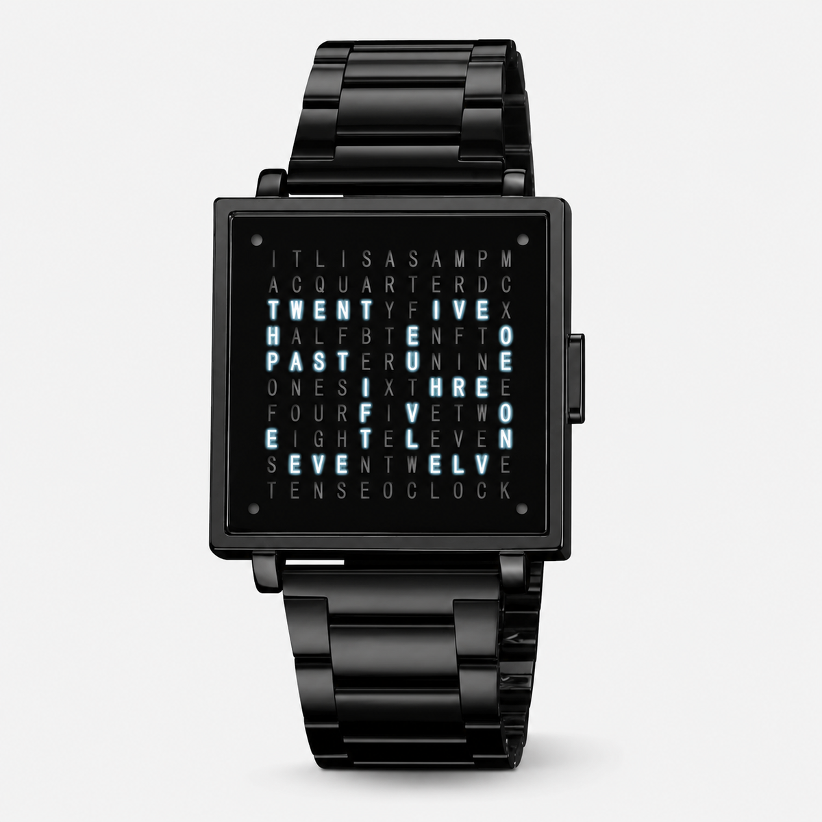 Textual Display Digital Watch Wristwatch Light Up Watch - Image 3
