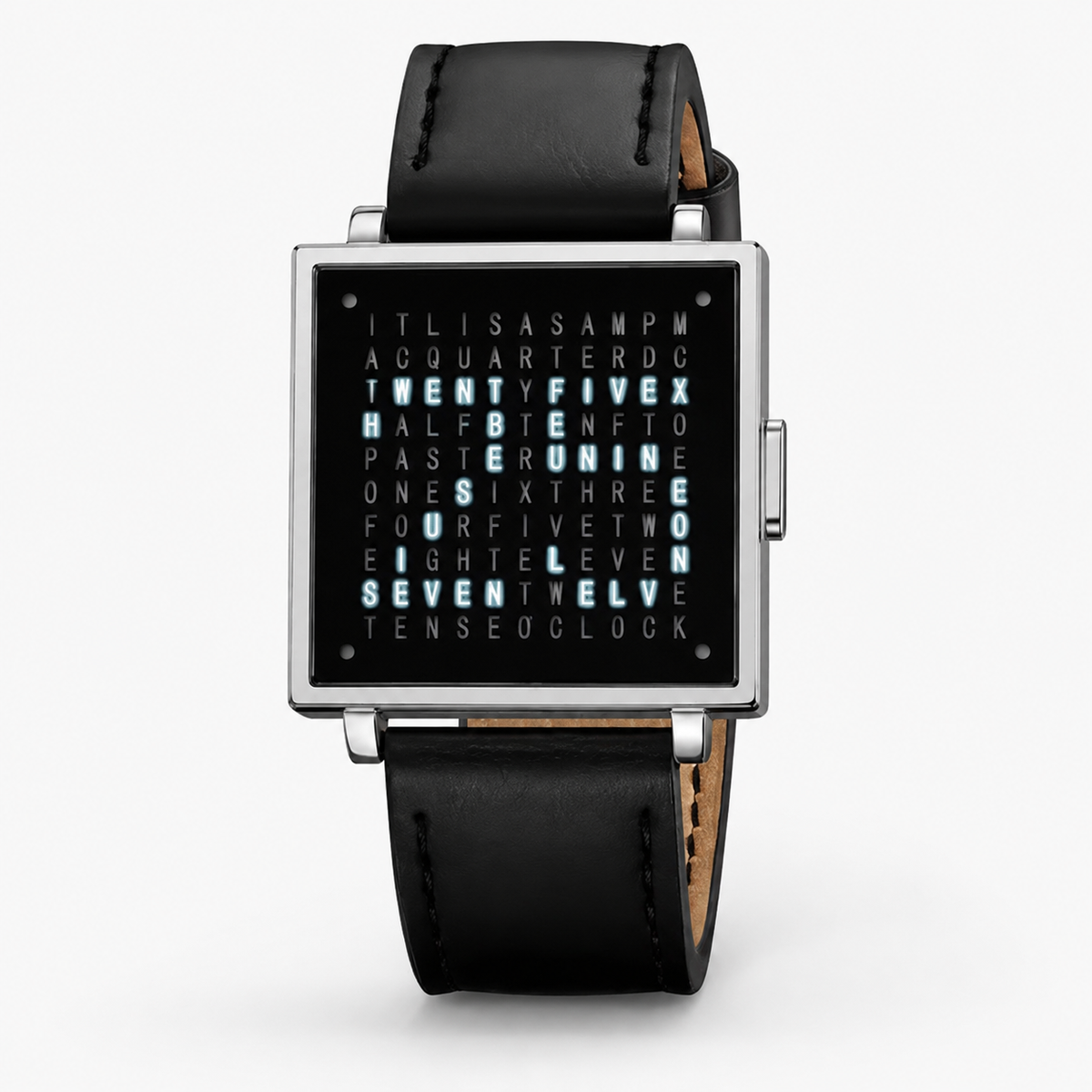 Textual Display Digital Watch Wristwatch Light Up Watch - Image 4