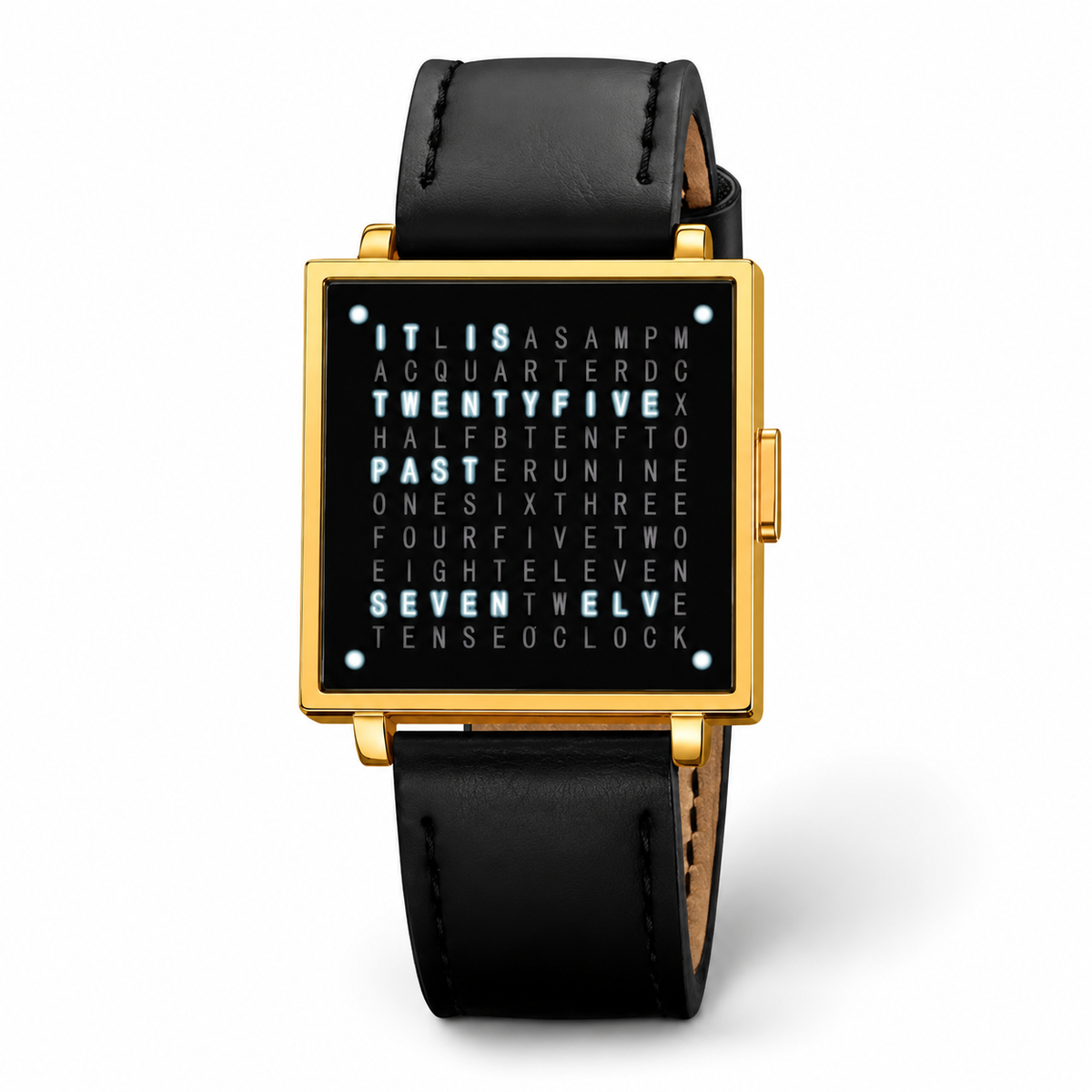 Textual Display Digital Watch Wristwatch Light Up Watch - Image 5