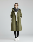Women's Trench Coat Overcoat Double-Breasted - Image 1