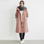 Women's Trench Coat Overcoat Double-Breasted - Image 3