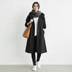 Women's Trench Coat Overcoat Double-Breasted - Image 4