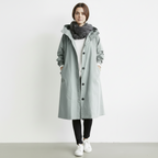 Women's Trench Coat Overcoat Double-Breasted - Image 5