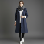 Women's Trench Coat Overcoat Double-Breasted - Image 6