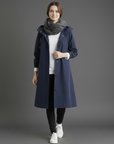 Women's Trench Coat Overcoat Double-Breasted - Image 6